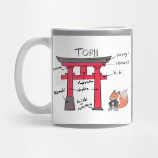 Torii and Fox Mug